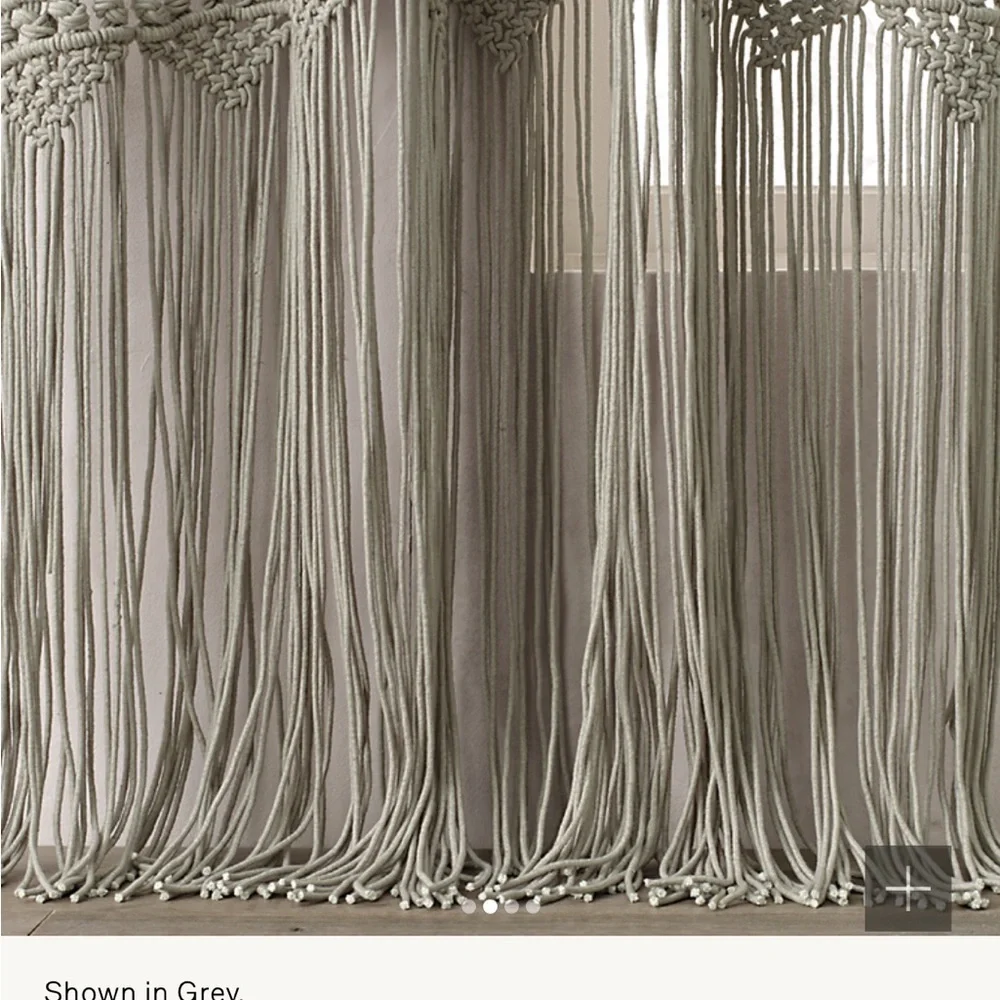 Restoration Hardware Teen - OMBRÉ MACRAMÉ DRAPERY PANEL